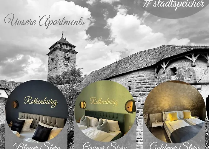 Apartment #stadtspeicher - Goldener Stern In Der Altstadt Rothenburg ob der Tauber